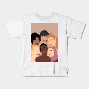 Females Power Art Kids T-Shirt